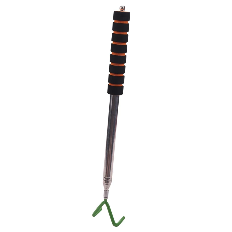 2X Disc Golf Retriever Telescoping Disc Golf Grabber Durable Stainless Steel Disc Golf Retrieving Device Retrieve Discs 2