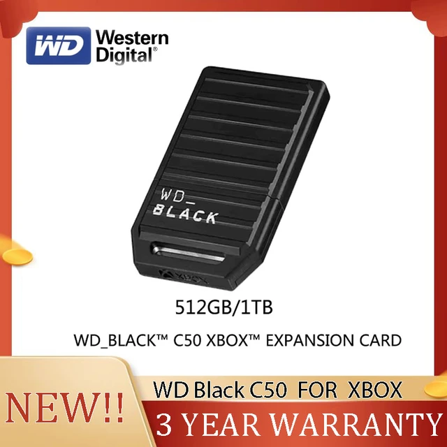 WD_BLACK C50 Plug & Play Memory Expansion Card for Xbox