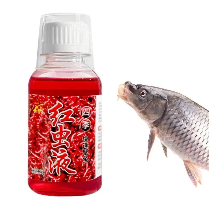 Fish Attractant Scent 100ml High Concentration Fishing Red Worm