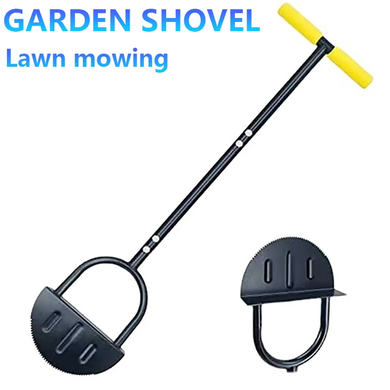 Trimming Shovel Half Moon Lawn Mowing Weeding Tools Machine Sawtooth