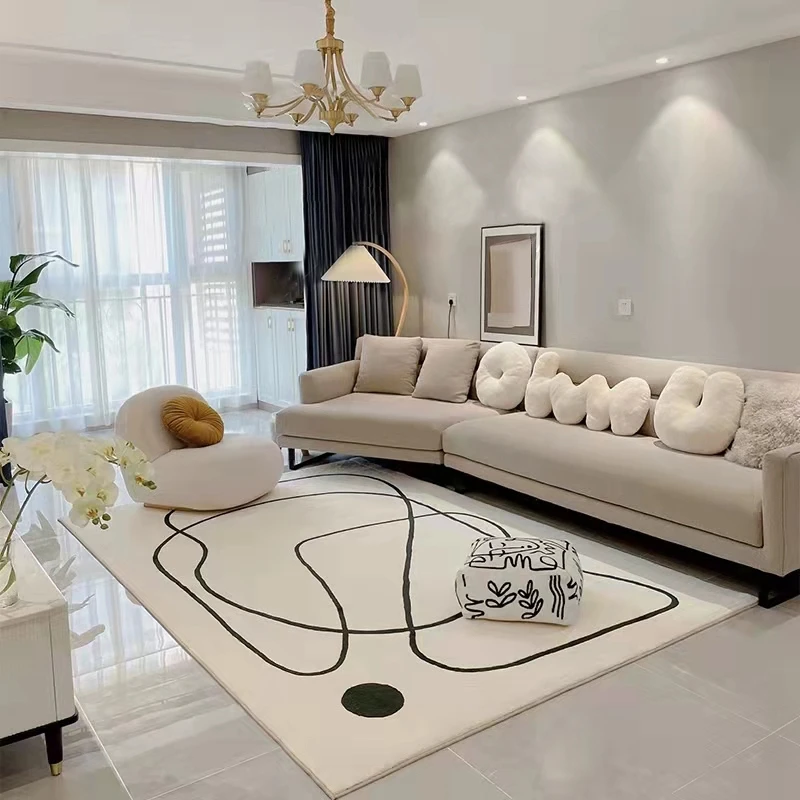 Home Carpet, Light Colors, Wide Area, Non-Slip Base - GoodsBeach
