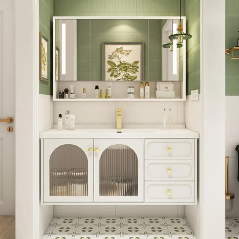 

Bedroom Vanity Bathroom Cabinet Cupboard Closet Sink Luxury Perfume Bathroom Cabinet Locker Badezimmer Schrank Salon Furniture