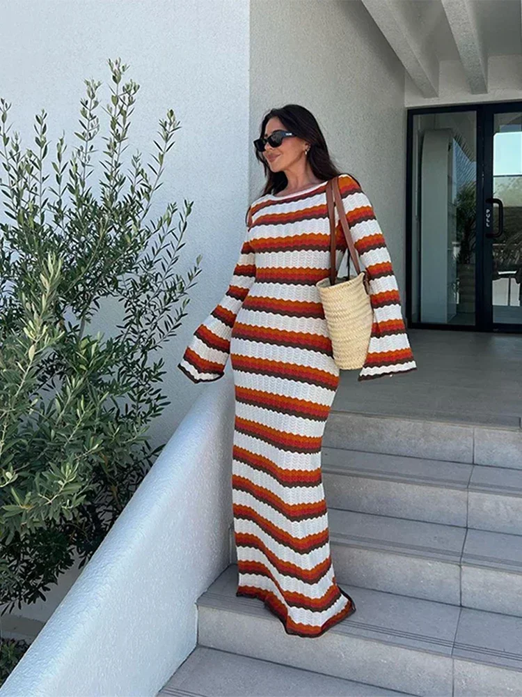 Striped Contrast Knit Maxi Dress: A Complete Style & Wearability Review for Summer 2024 Striped Contrast Knit Maxi Dress: A Complete Style & Wearability Review for Summer 2024