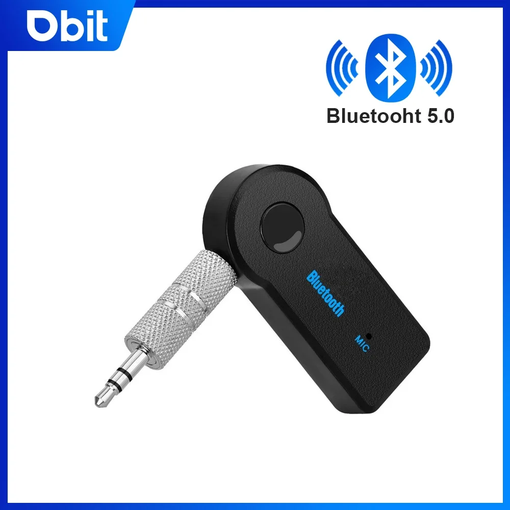 

Автомобильный Bluetooth-приемник AUX, разъем 3,5 мм, беспроводной Bluetooth-адаптер, аудиоконвертер, стереосистема громкой связи