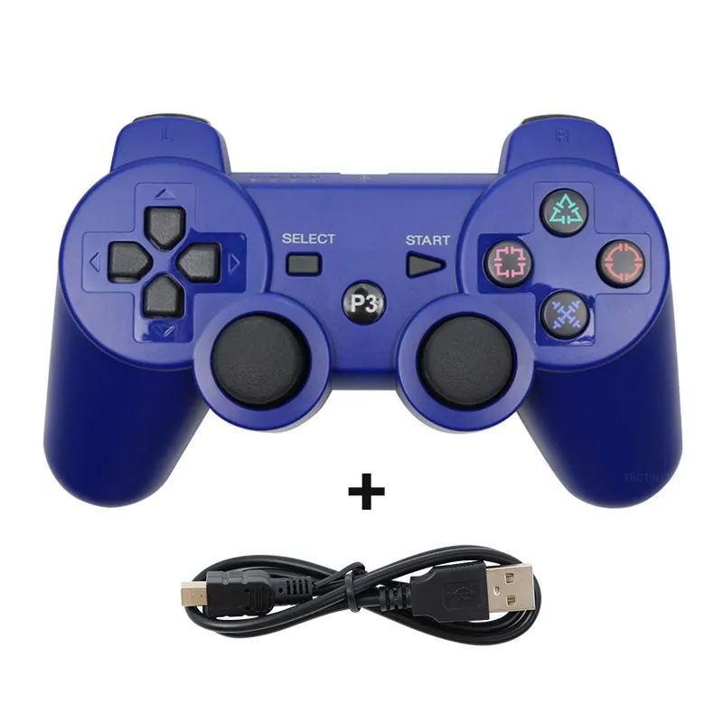 Support Bluetooth Wireless Gamepad For PS3 Console For USB PC For Sony Playstation 3 Controller Joystick Game Accessories 