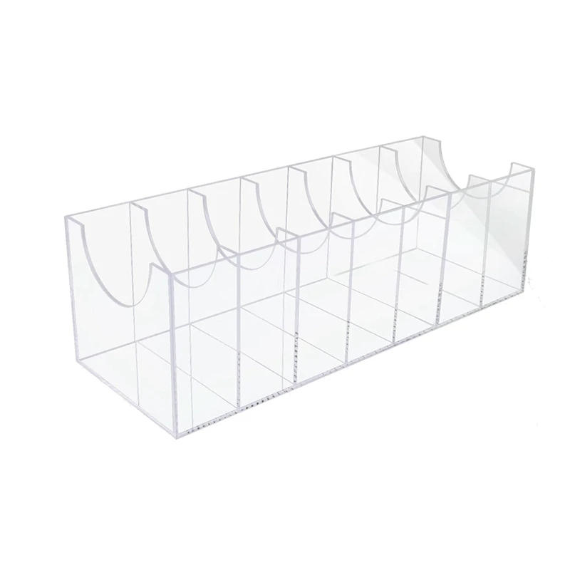 

Belt Organizer, Acrylic Belt Storage Holder For The Closet 7 Compartments Display Case For Tie And Bow Tie Easy Install