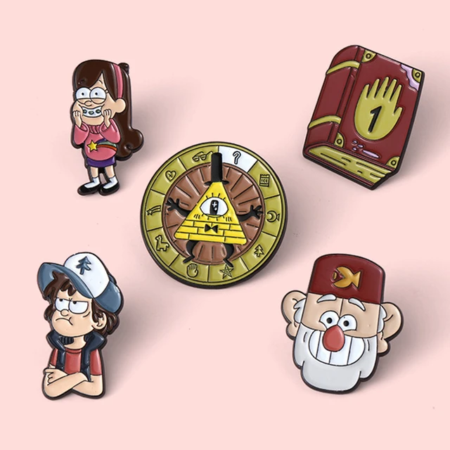 Gravitytalesgravity Falls Action Figures - Bill Cipher & Charms Set, Metal  Puppets