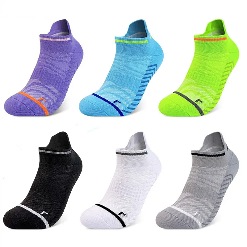 

Summer Running Ankle Socks Men Women Professional Sport Socks Outdoor Marathon Basketball Cycling Soccer Grip Sock Quick-dry