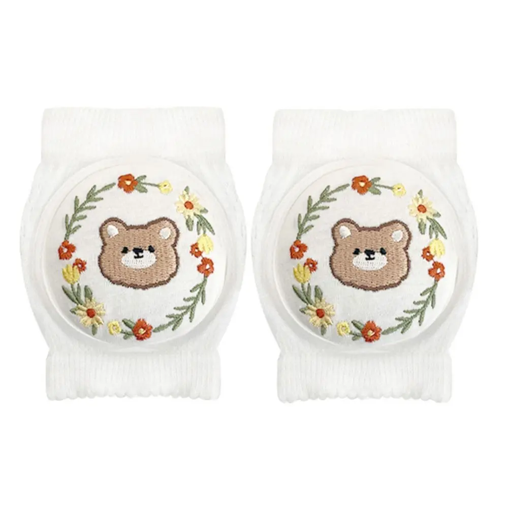 Cotton Baby Knee Pads Sponge Cartoon Design Child Leg Pads Protective Gear Crawling Elbow Toddler Protector Elbow Pads Infant