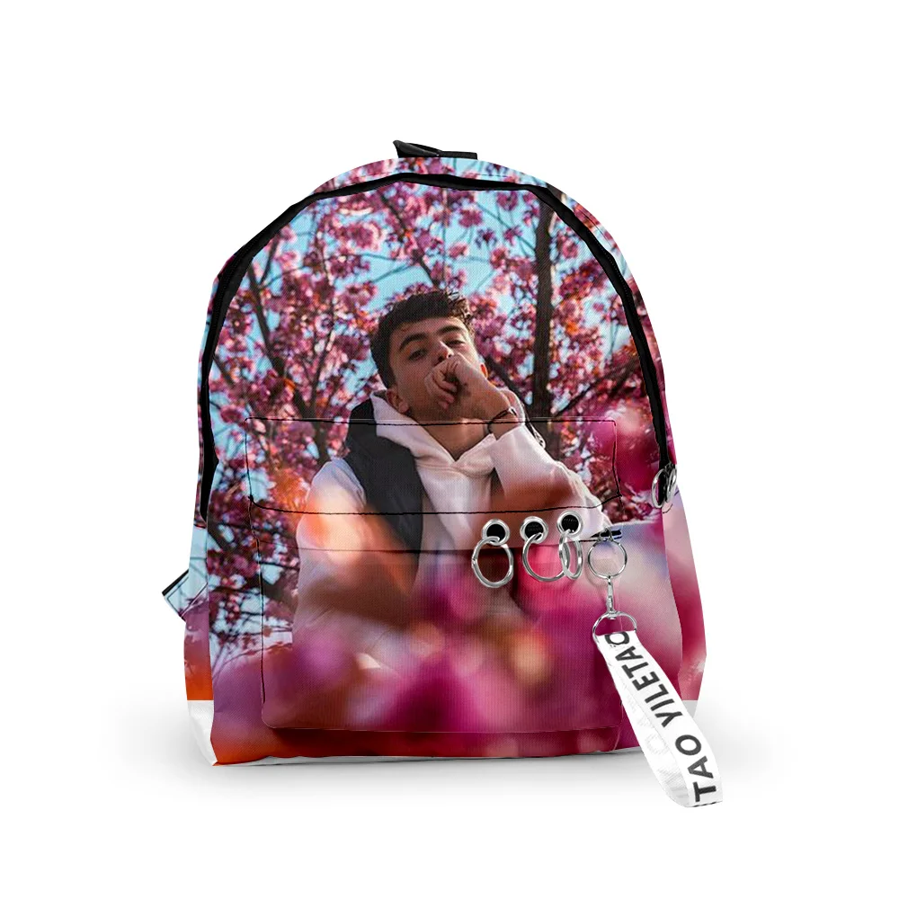 Classic inoxtag Notebook Backpacks Boys/Girls pupil School Bags 3D Print Keychains Oxford Waterproof Funny Cute Small Backpacks