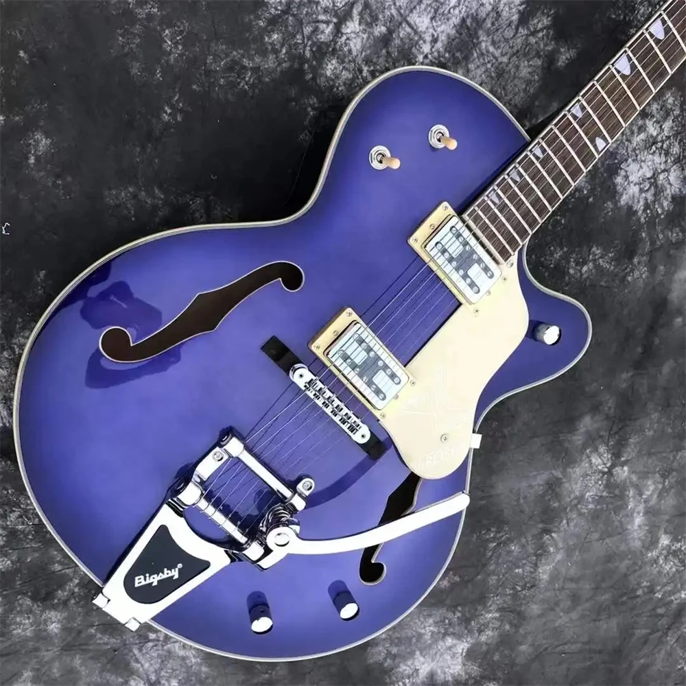 

Flerigh Big Size F Hole Hollow Body Jazz Guitar Free Shipping in Stock