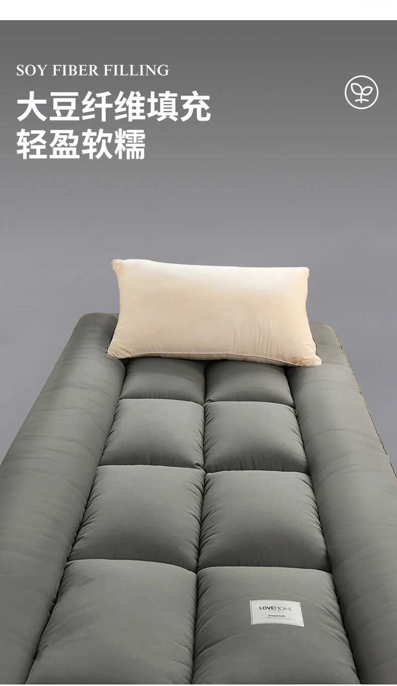 Description Picture 2 of itemSoybean Fiber Mattress Cushion Student Dormitory Single Cushion Mattress Quality Household Bedding Rent Floor Mats