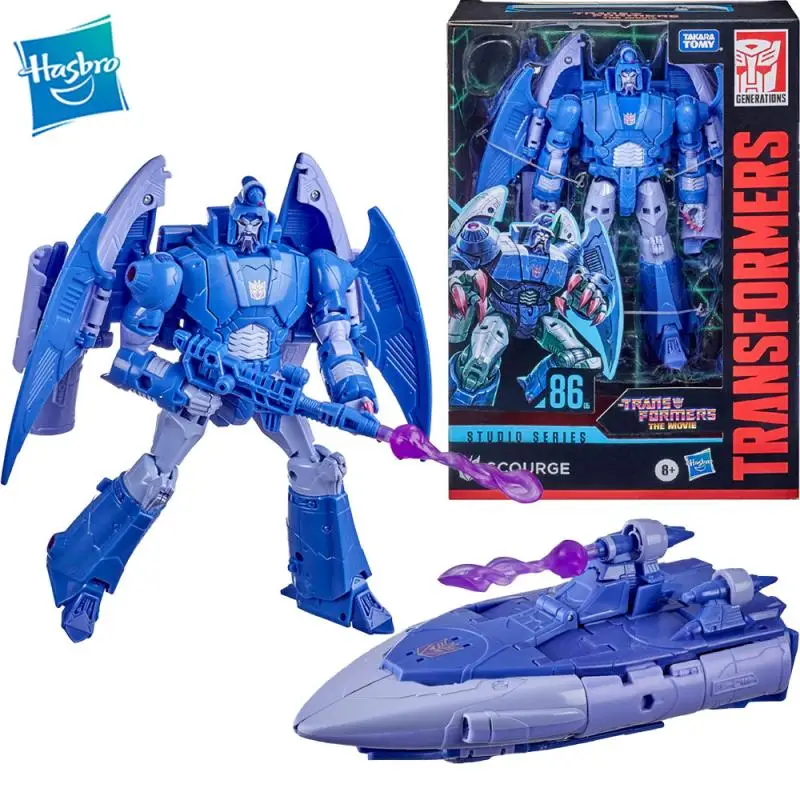

Hasbro Transformers genuine original Scourge Movie Animation Periphery Children's gifts Movable characters Robot Model toys