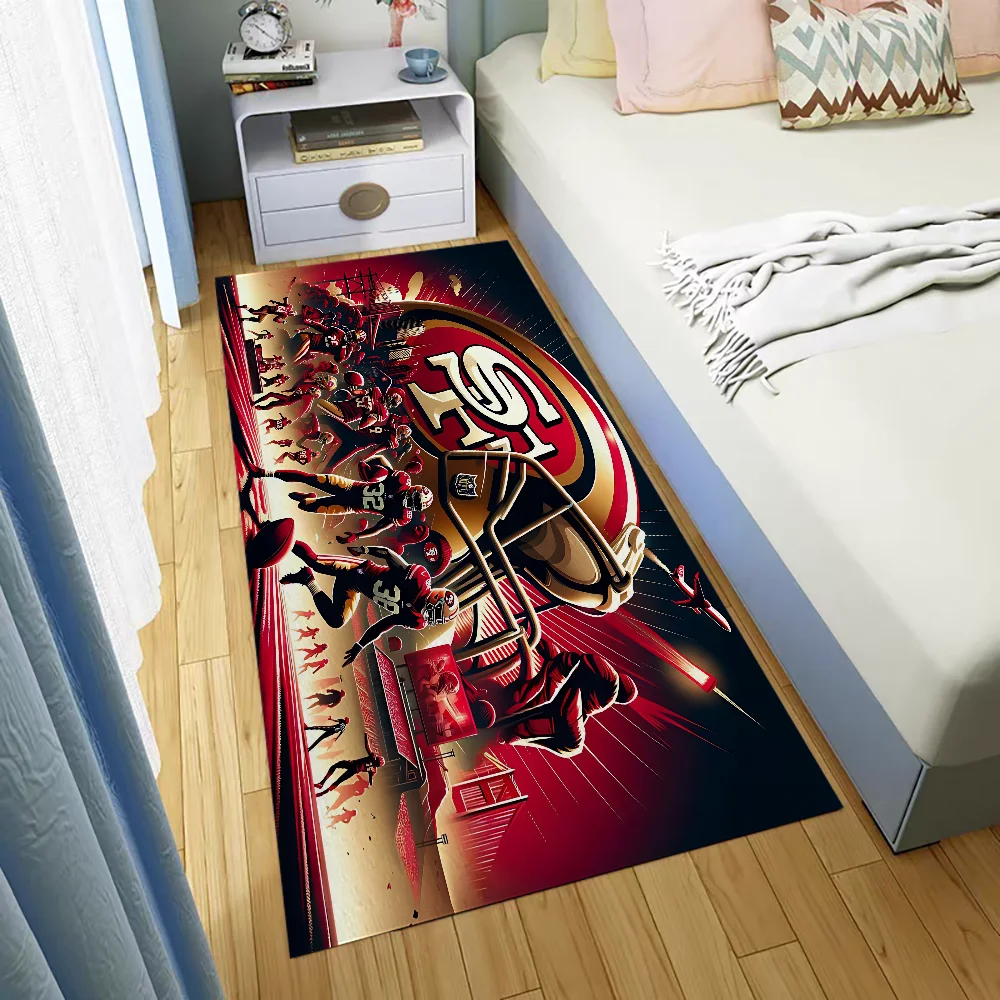 Living Room Mat for Hallway on the Floor San FranciscoS 49erS Garage Carpets Outdoor Doormat Entrance to Home Decor Items Choice