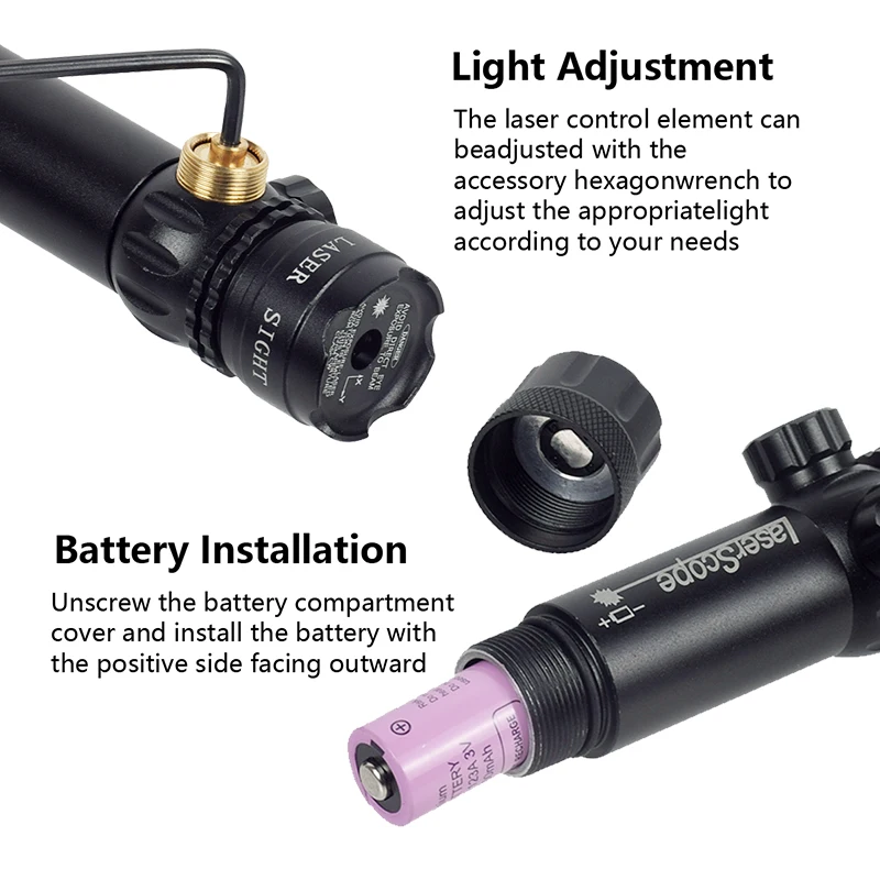 Red/Green Laser Dot Aluminum Alloy Laser Aiming Lamp Install Flashlight Outdoor Professional Appliances laser sight red dot laser sight