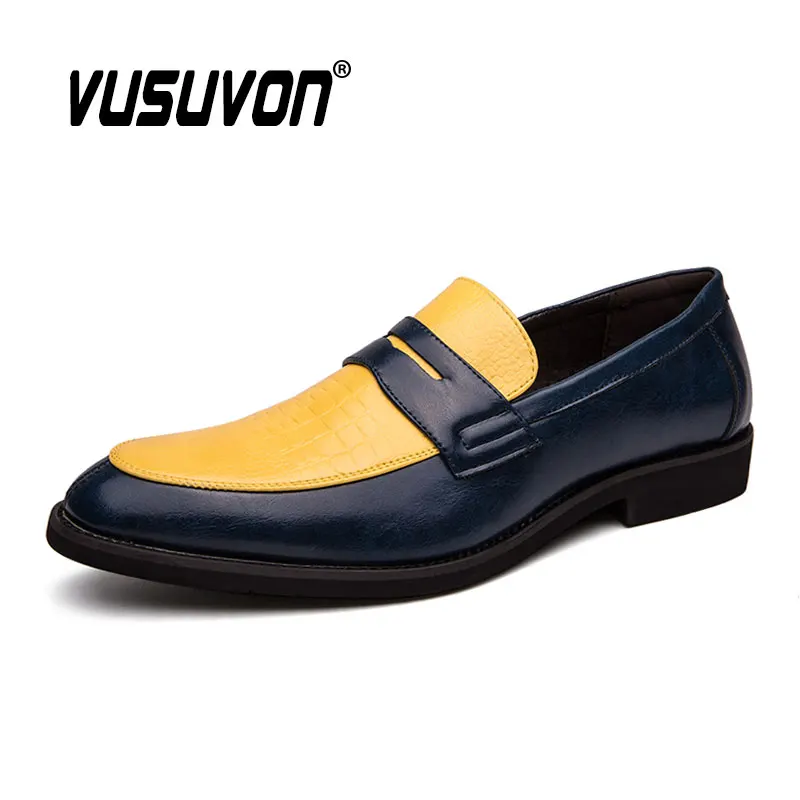 

Мужские классические мокасины из спилка, размеры 38-48