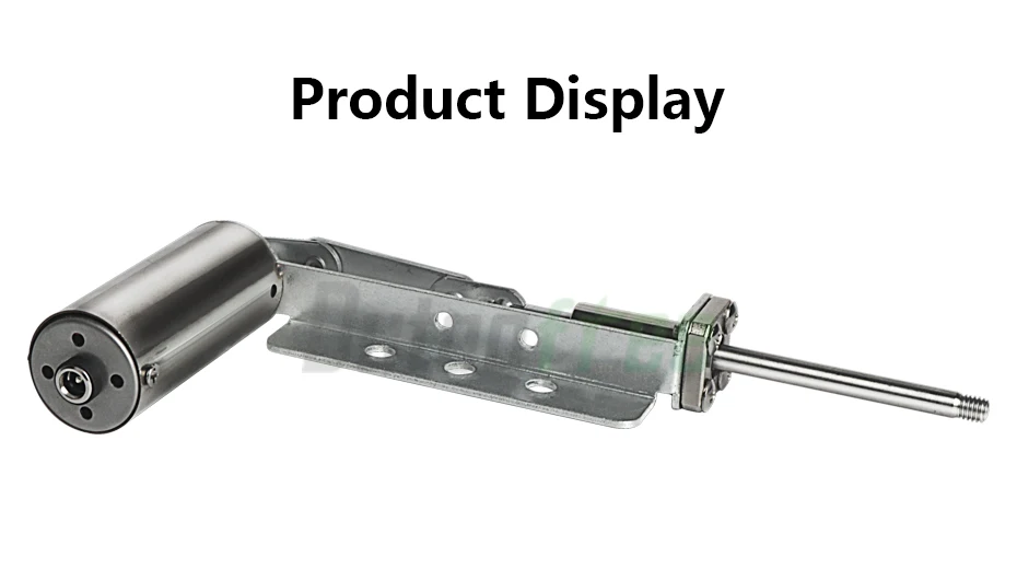 DC Reciprocating Linear Actuator All Metal Body Telescopic Rocker Actuator Stroke 39mm Motor M6 Thread 30-270 Times/min