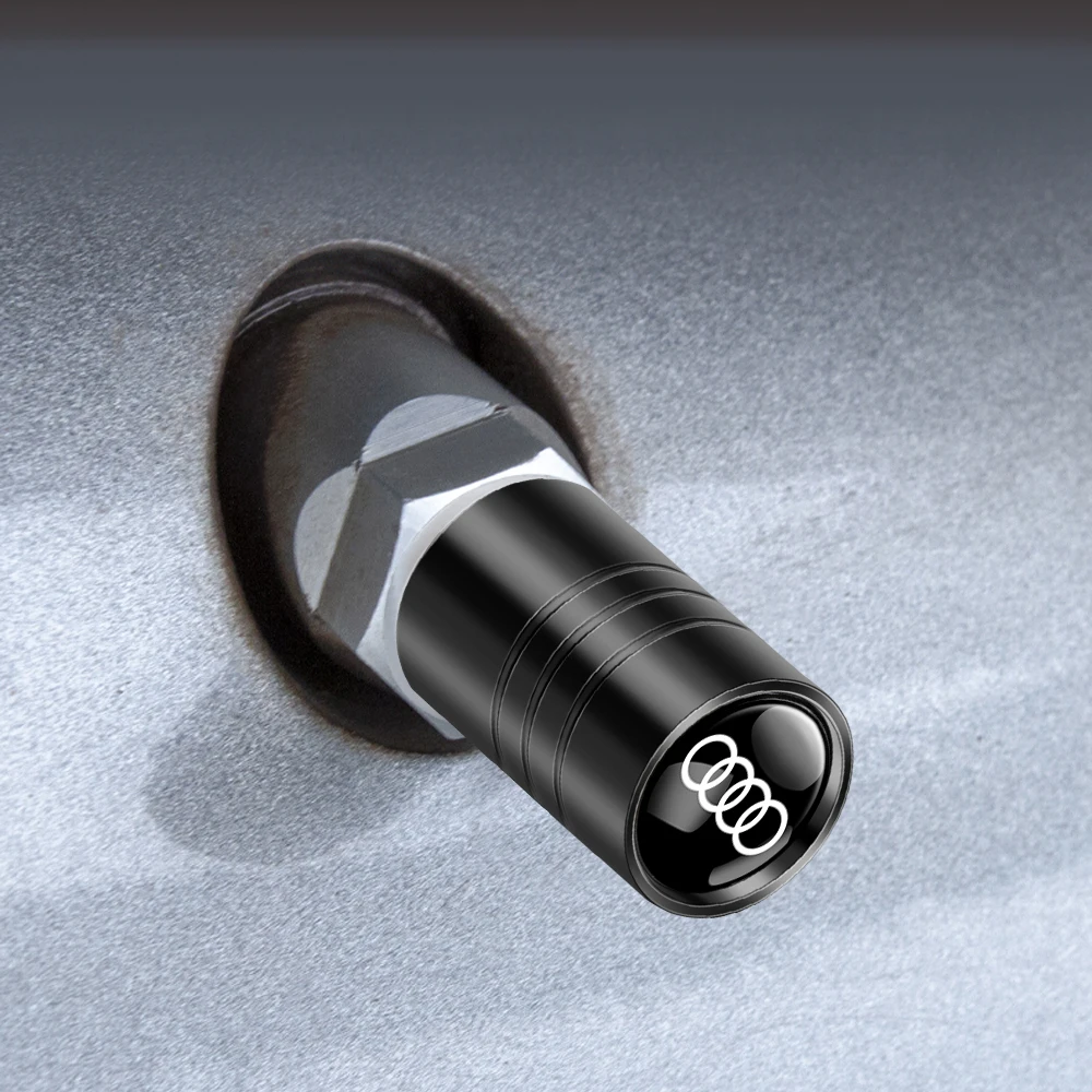 Auto-Radventilkappen Reifenfelgen-Mittelabdeckungen für OOOO Audi RS S SLINE A1 A3 B5 B7 B8 A5 A6 C6 C7 Q5 Q7 A7 A8 RS RS3 RS4 – Detail 5