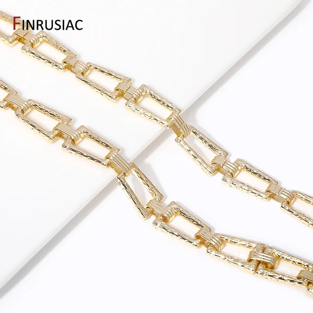 14k Real Gold Plated Necklace Chains For Jewelry Making, High Quality Brass  Chains For Necklace Making, Diy Jewelry Findings - Jewelry Findings &  Components - AliExpress