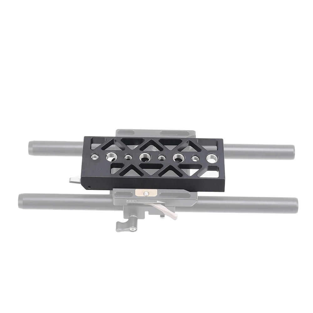 5/8/10 Inch Dovetail Plate With 3/8 1/4 Screw Hole For Tilta Standard Lightweight Bottom Plate Camera Tripod Mounting Plat FOTGA camera tripod plate,camera mount plate,camera base plate
