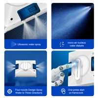 Robot nettoyeur de vitres Liectroux YW509, pulvérisation d'eau bidirectionnelle, robot de nettoyage de vitres pour sols en verre, robot aspirateur pour fenêtres, navigation intelligente,Fonctionnement sans jantes 3