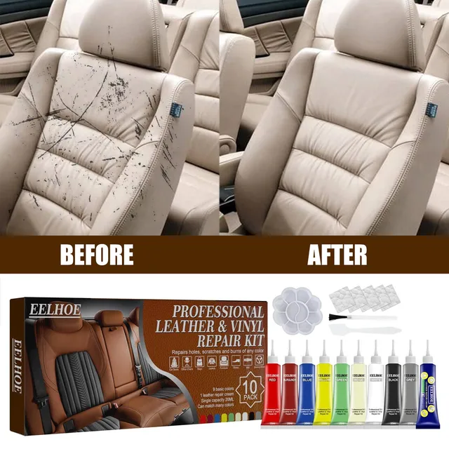 Leather Vinyl Repair Kit Leather Seat Repair Kit For Cars Scratch Repairing  Restorer Of Your Leather Couch Sofa Car Seat - Automotive Interior Stickers  - AliExpress