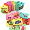 0-12 Months Baby English Palm Three-dimensional Cloth Book Newborn Soft Book Early Childhood Education Baby Cloth Book 2