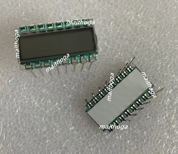 【Storewide Sale】 16PIN TN Positive 6-Digits Segment LCD Panel 3.3V White/ /Blue Backlight.