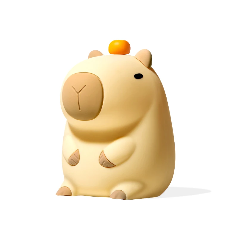 Cute Capybara Night Light Children's Silicone Nightlight Gift USB Rechargeable Animal Touch Bedside Sleep Lamp Decoration led night light night light led night lamp