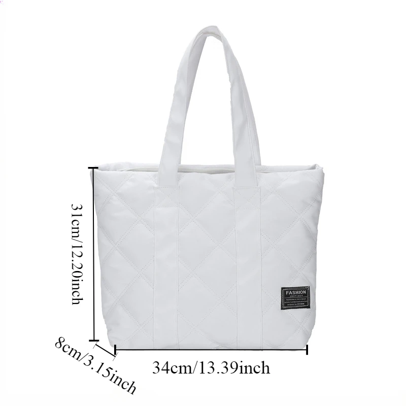 New Fashionable Flow Large Capacity Casual Lightweight Nylon Handbag Ladies Fashionable Street One Shoulder Package