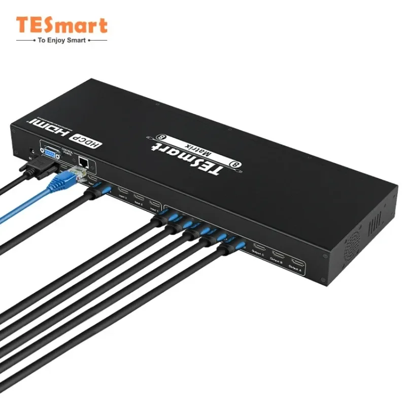 

TESmart Matrix HDMI Industrial 17years R&D 1years Warranty HDMI Video Wall Controller 2x2 4x4 8x8 HDMI Matrix Switchers