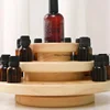 39 Slots Three Layers Essential Oil Storage Box Circle Wooden Case Aromatherapy Organizer Solid Wood Display Stand 3