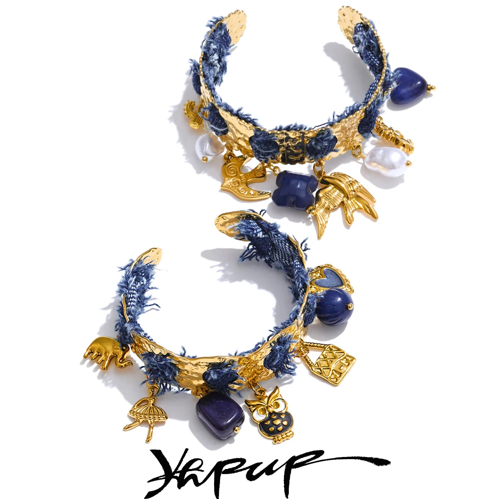 Yhpup Bracelet Blue Denim