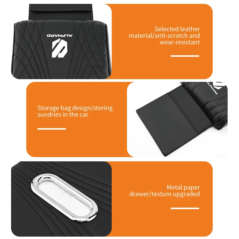 토요타 알파드 벨파이어 10 20 시리즈 2003-2011 2012 2013용 자동차 다기능 암레스트 박스 부스터 쿠션 가죽 높이 조절 패드