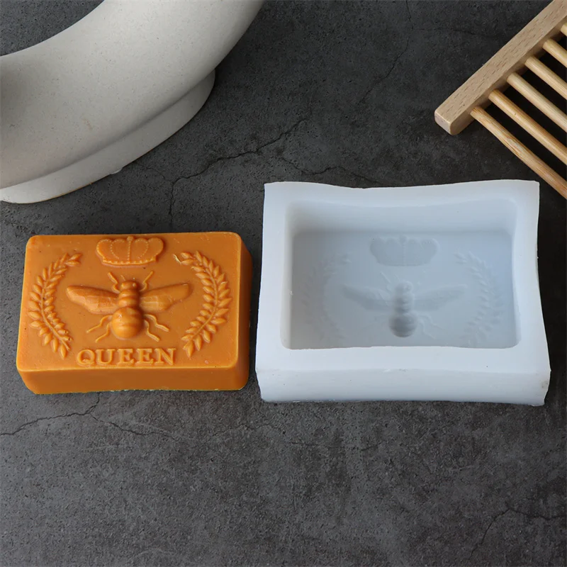 3D Bee Honeycomb Silicone Soap Mold for Candle Making silicone mold soap molds