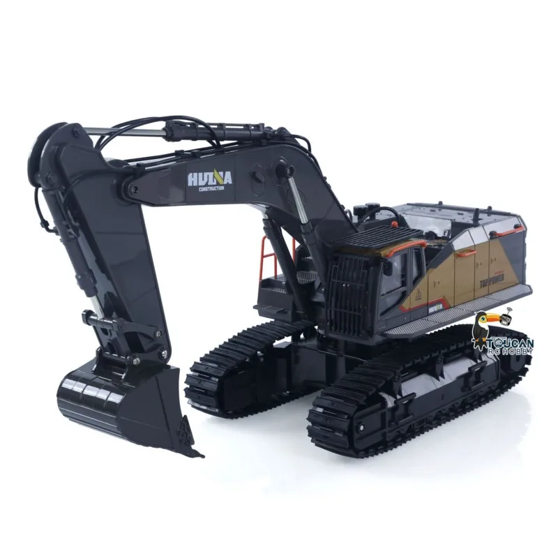 HUINA 1/14 1592 RTR 트랙형 RC 굴삭기 원격 조종 트럭 모델 2.4G 조명 사운드 야외 장난감 남아용 선물 TH18065-SMT6