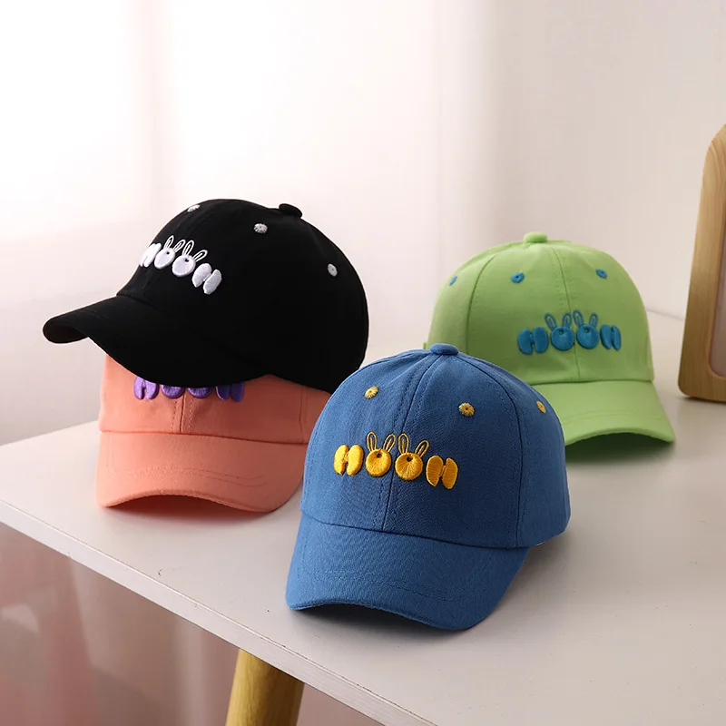 

Children Baseball Hat Cotton Baby Sun Hat Letter Embroidered Hats For Infant Summer Adjustable Travel Caps For Kids Baby Goods