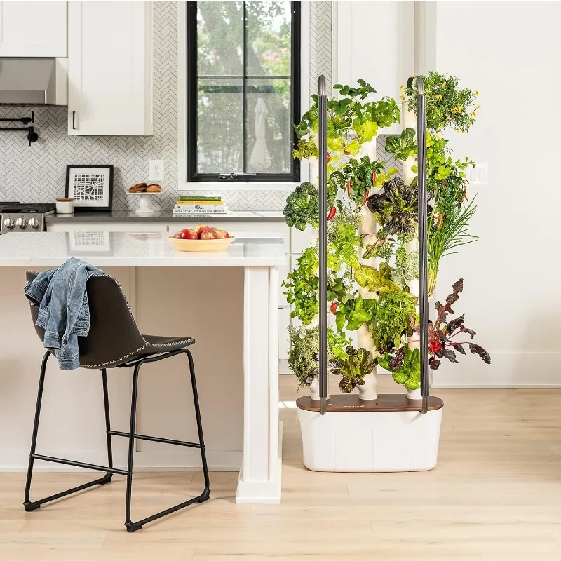 Gardyn 3.0 Hydroponics Growing System Kit,Vertical Indoor Garden Planter Herb Garden,30 Non-GMO Indoor Plants,Herbs,Vegetables