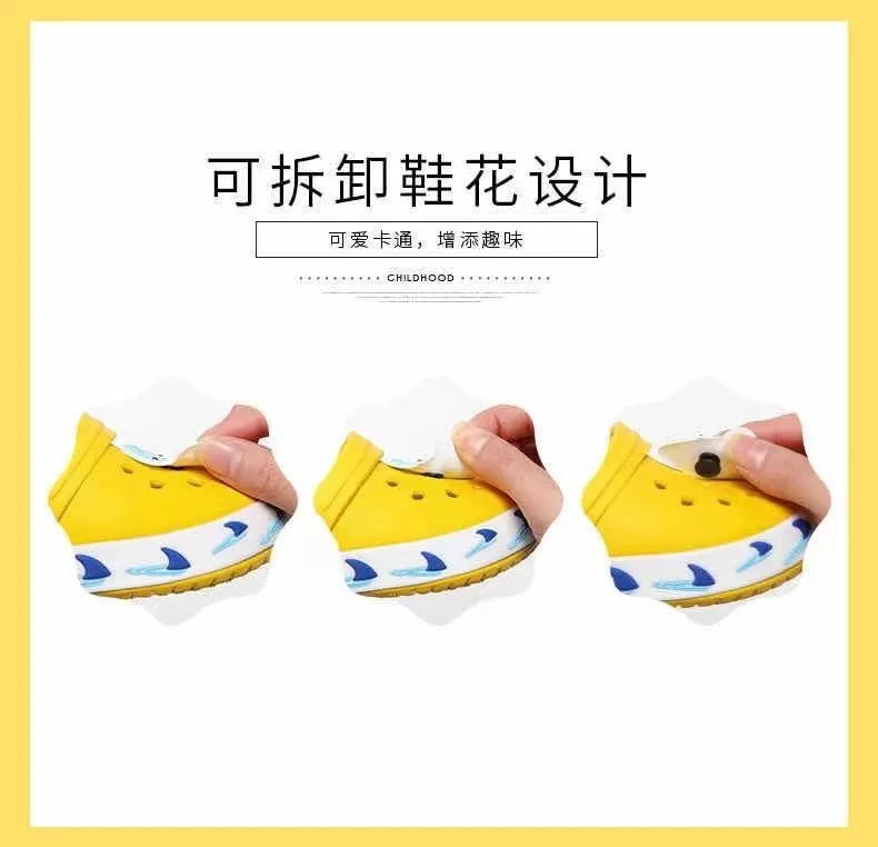 children's shoes for high arches Summer Children Slippers Boys Sandals Kids Home Girl Sandals Cartoon Shoes Slip Soft Appliques Fashion Little Girl Beach Shoes comfortable sandals child