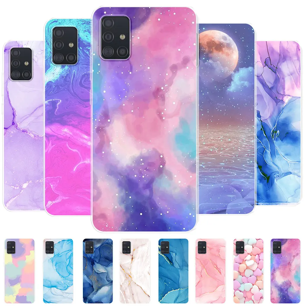 Per Samsung A51 Custodia Protettiva Morbida In Silicone Per Samsung Galaxy A51 5G Custodie Coque Samsung A51 A 51 Paraurti Fundas