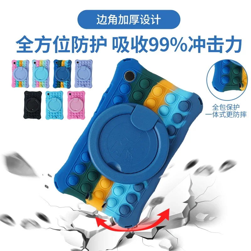 Capa para Crianças para Samsung Galaxy Tab Capa para Tablet com Suporte Giratório 360 Tab a9 Mais 8.7 Plus 11 Sm-x210 X215 X216 Sm-x110 X115 a7 a8 2023 - Imagem 6