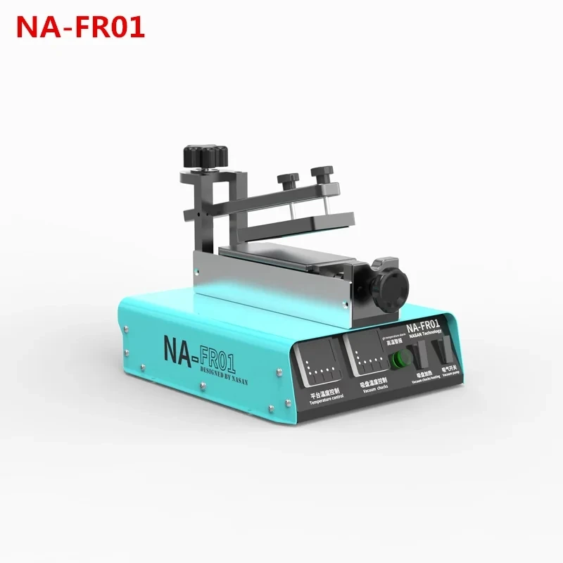 

NASAN NA-FR01 LCD Screen Separator Machine For Phone Flat Curved Screen Frame Removal Repair Built-in Vacuum Pump Rotatable