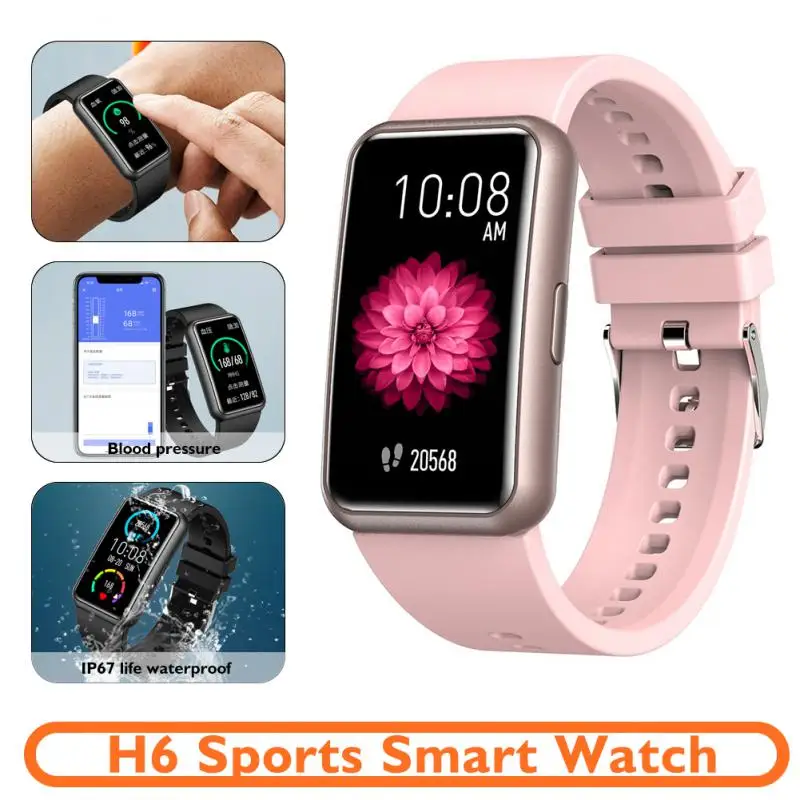H6 Sports Smart Watch Men Full Touch Bluetooth Smartwatch Blood