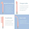 4in1 Electrode Glass Tube Machine Spot Acne Wand Facial Spa Face Skin Care Electrotherapy 3