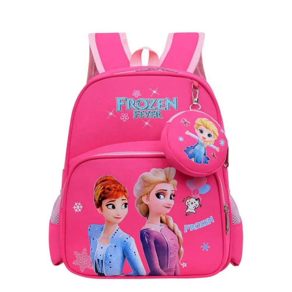 Disney Frozen Elsa New Kindergarten Schoolbag Cartoon Boys and Girls Backpack Cute Baby Schoolbag for Primary School Students 6