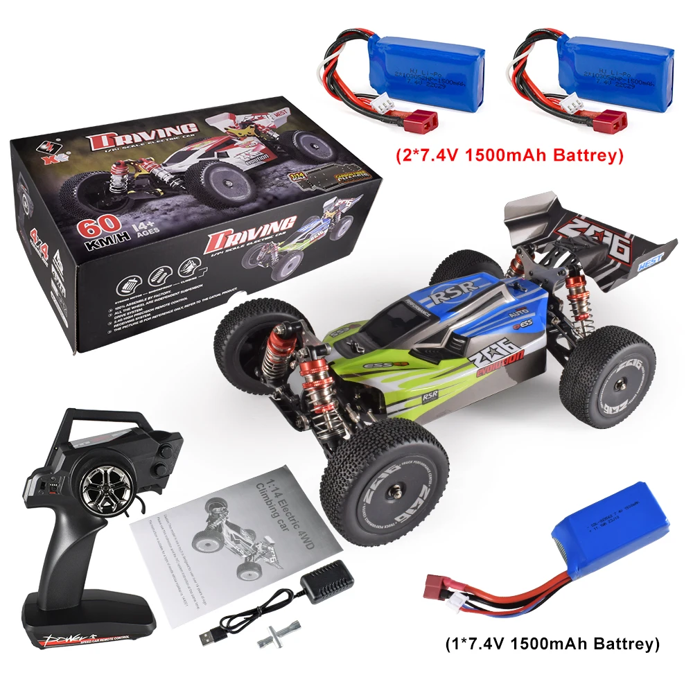 WLtoys XK 144012 4WD RC카 1/14, 4x4 오프로드 드리프트 레이싱 카, 60 km/h 2.4G 550 모터 전기 자동차, 성인 및 어린이 선물