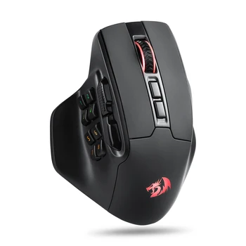 Souris MMO Redragon M811 PRO – Sans Fil, 15 Boutons Programmables, RGB, Gamer 1