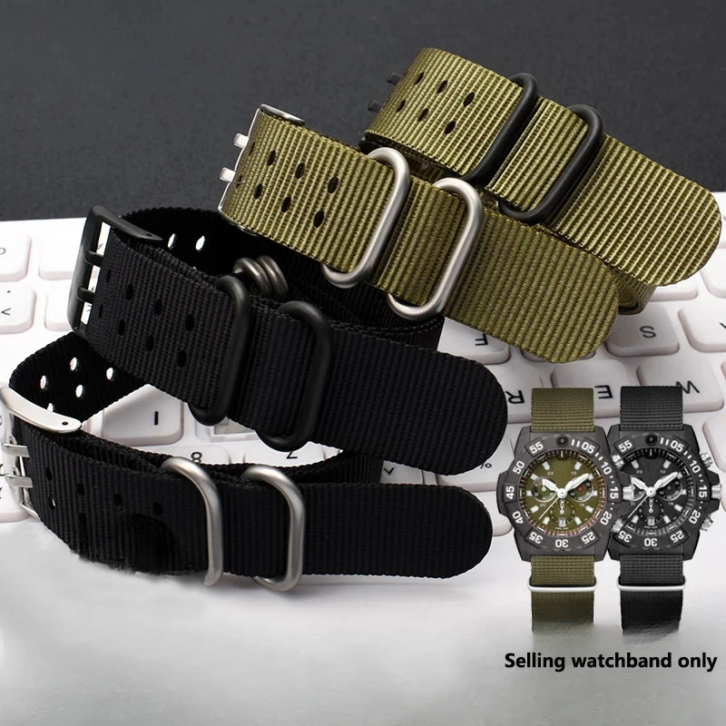 Cinturino Per Orologio In Nylon Di Alta Qualità 22Mm 23Mm Per Luminox 3051 3080 3150 8800 Cinturino Sportivo Da Uomo Cinturino Lungo