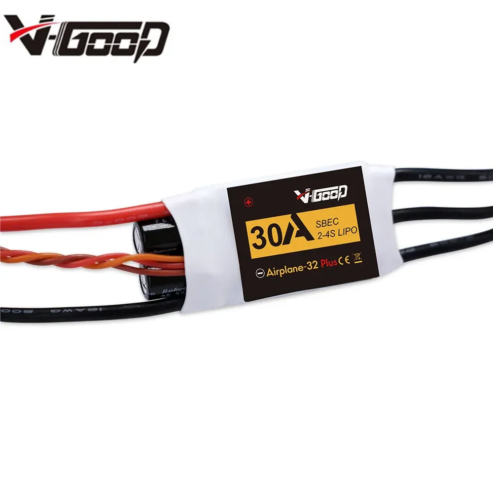 Micro-moteur électrique 6A-100A avec variateur de vitesse monté sur un support de modélisme, prêt à l'emploi.