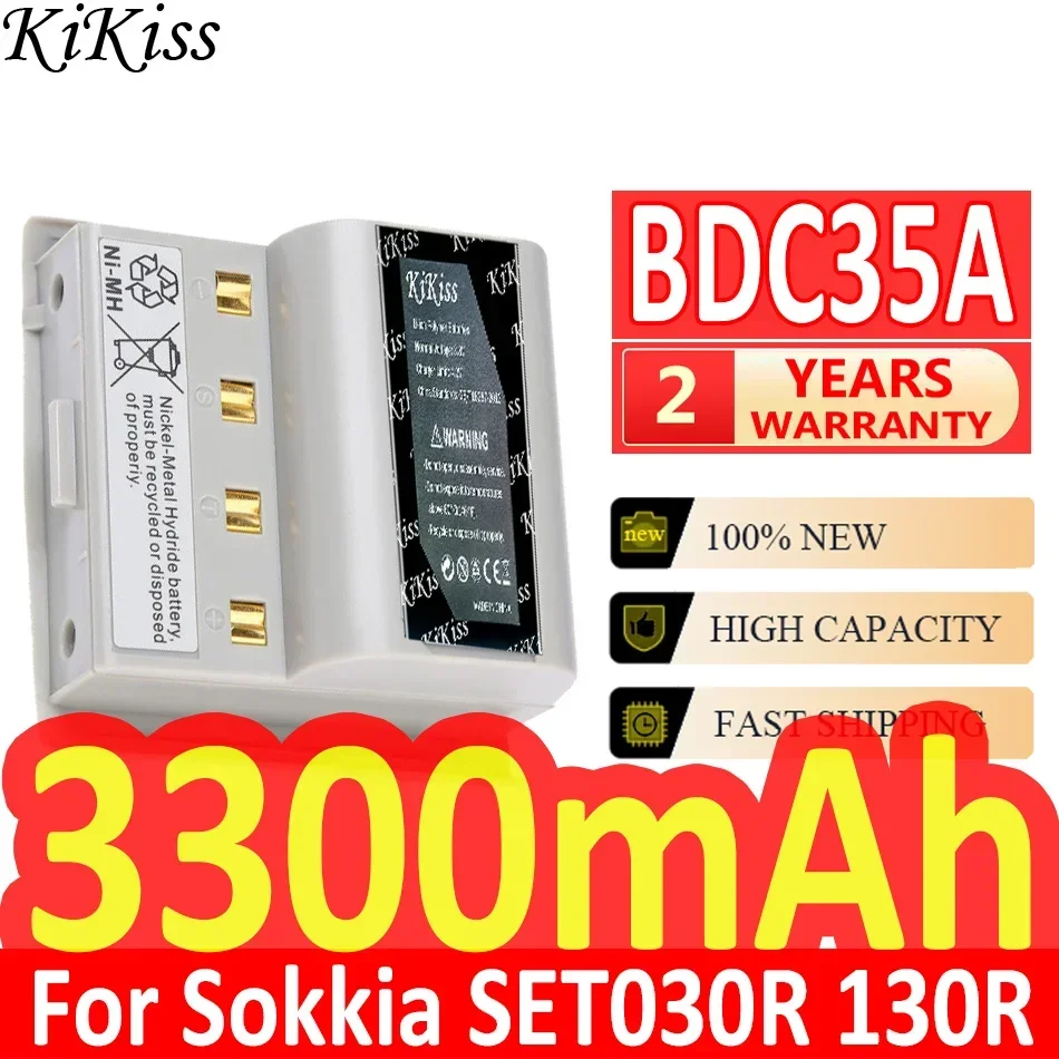 

Мощная батарея 3300 мАч KiKiss BDC35A для цифровых батарей Sokkia SET030R 130R 2100 22D